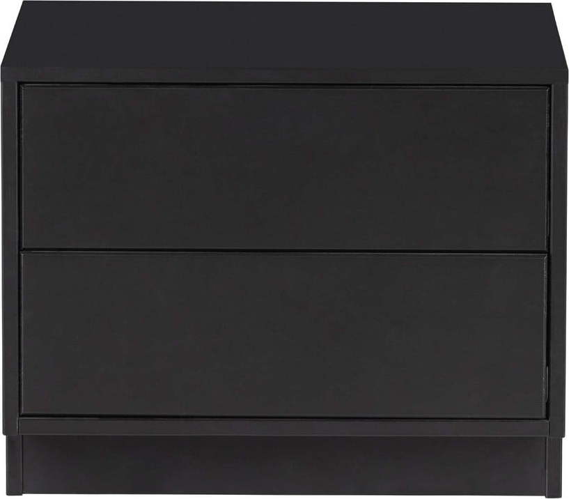 Černý modulární TV stolek z borovicového dřeva 50x40 cm Finca – WOOOD WOOOD