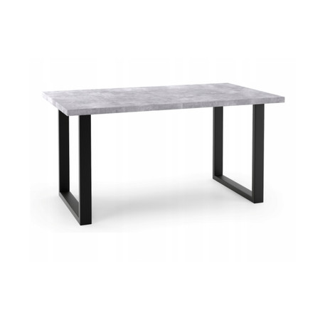Jídelní stůl BOLO - beton/černá T-TABLE