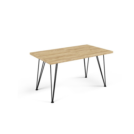 Jídelní stůl SONIA 120 cm - dub artisan/černá T-TABLE