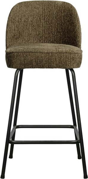 Khaki sametová barová židle 89 cm Vogue – BePureHome BePureHome