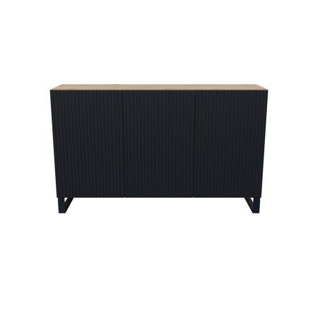 Komoda Remo Dub artisan/černá Furniture