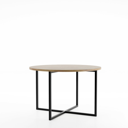 Konferenční stolek NELA - dub sonoma/černá T-TABLE