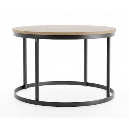Konferenční stolek OLO - dub sonoma/černá T-TABLE