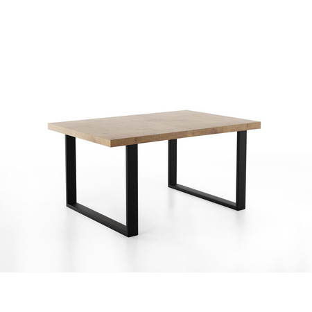 Konferenční stolek STAS - dub sonoma/černá T-TABLE