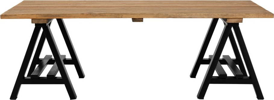 Konferenční stolek s deskou z borovicového dřeva v přírodní barvě 80x140 cm Hampstead – Premier Housewares Premier Housewares