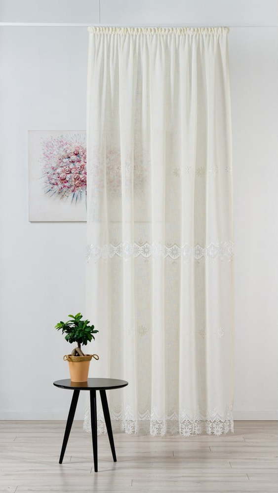 Krémová záclona 140x245 cm Alexa – Mendola Fabrics Mendola Fabrics
