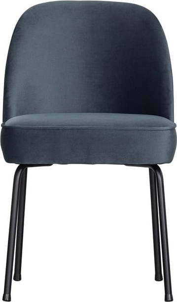 Modré sametové jídelní židle v sadě 2 ks Vogue – BePureHome BePureHome
