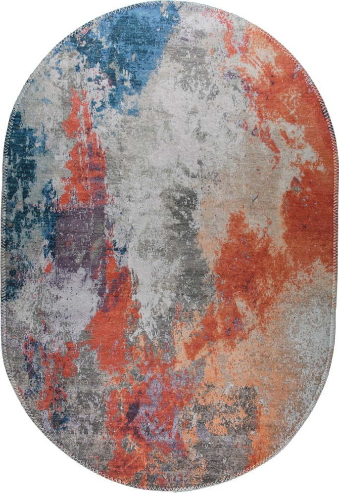 Modro-oranžový pratelný koberec 160x230 cm – Vitaus Vitaus