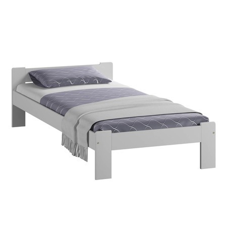 Postel Celinka 90x200 z masivu borovice bílá MAGNAT