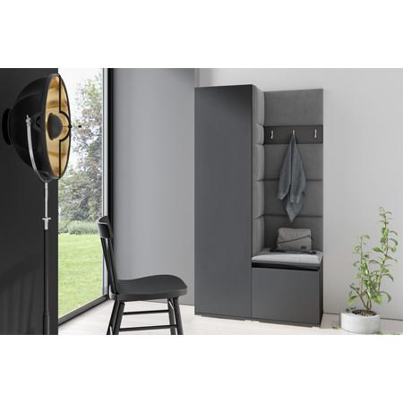 Předsíňová stěna AMI 13 Grafit Grafit Bez zrcadla Signal-nabytek
