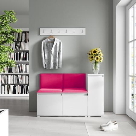 Předsíňová stěna AMI 25 Červená Bílá Signal-nabytek