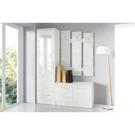 Předsíňová stěna MAXI Dub craft bílý Signal-nabytek