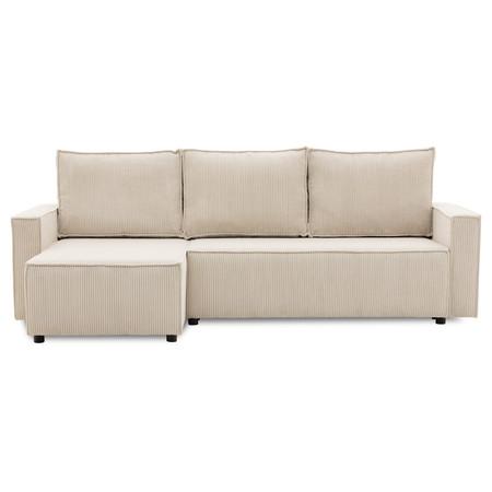 Rohová rozkládací sedací souprava LUCCA Béžová Signal-nabytek