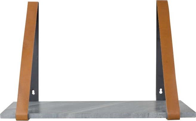 Šedá mramorová nástěnná police Zuiver Fad Zuiver