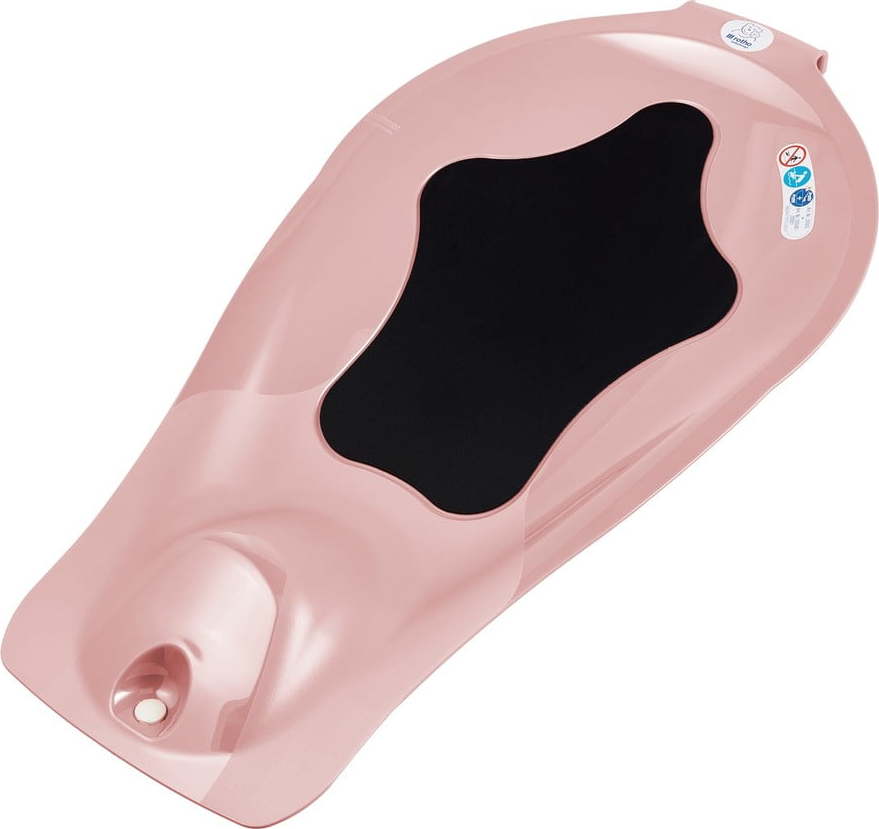Světle růžová podložka do vaničky 32x56 cm Top – Rotho ROTHO