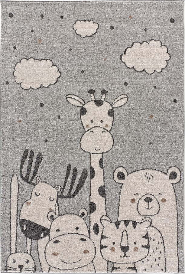 Světle šedý dětský koberec 120x170 cm Beats – Universal Universal