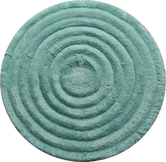 Světle zelená koupelnová předložka 90x90 cm – Foutastic Foutastic