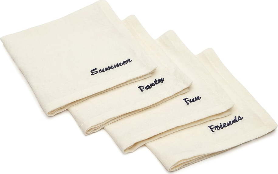 Textilní ubrousky v sadě 4 ks Vallcanera – Kave Home Kave Home