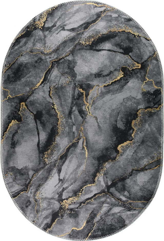 Tmavě šedý pratelný koberec 80x120 cm – Vitaus Vitaus
