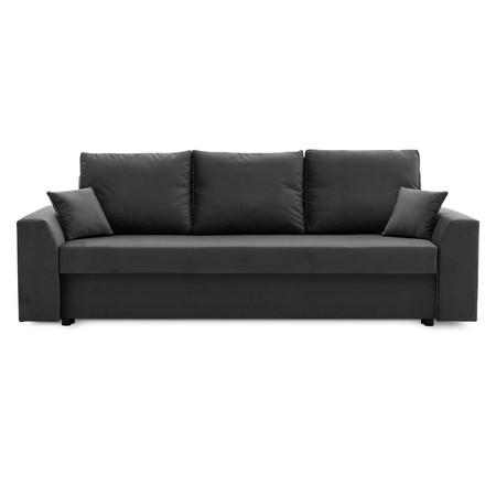 Velká rozkládací pohovka PAUL 2 PRO Tmavě šedá Signal-nabytek