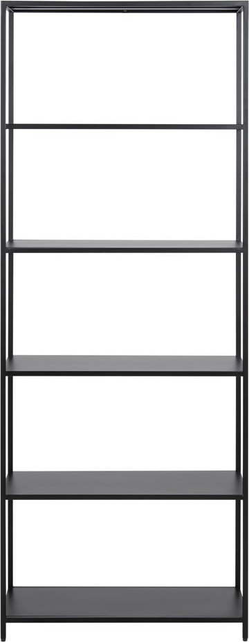 Černá kovová knihovna 70x185 cm Newcastle - Actona Actona