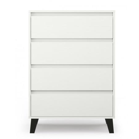 Komoda Scandi 4S - bílá TOP Nábytek