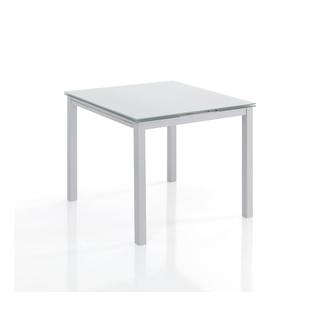 Rozkládací jídelní stůl se skleněnou deskou 90x90 cm – Tomasucci Tomasucci