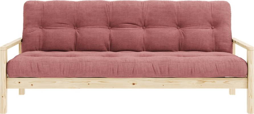 Růžová rozkládací pohovka 205 cm Knob – Karup Design Karup Design