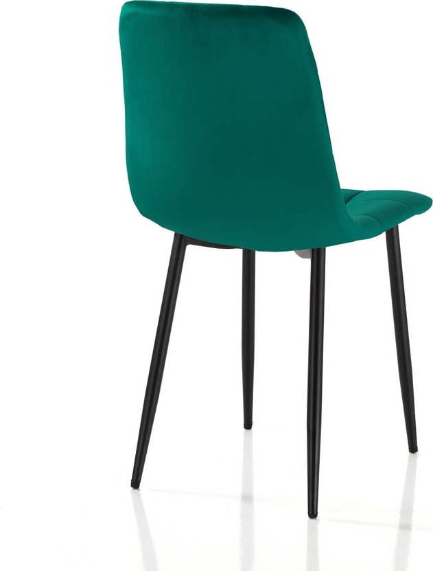 Zelené sametové jídelní židle v sadě 2 ks – Tomasucci Tomasucci