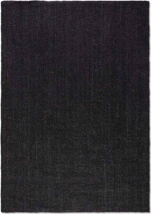 Černý jutový koberec 190x280 cm Bouclé – Hanse Home Hanse Home
