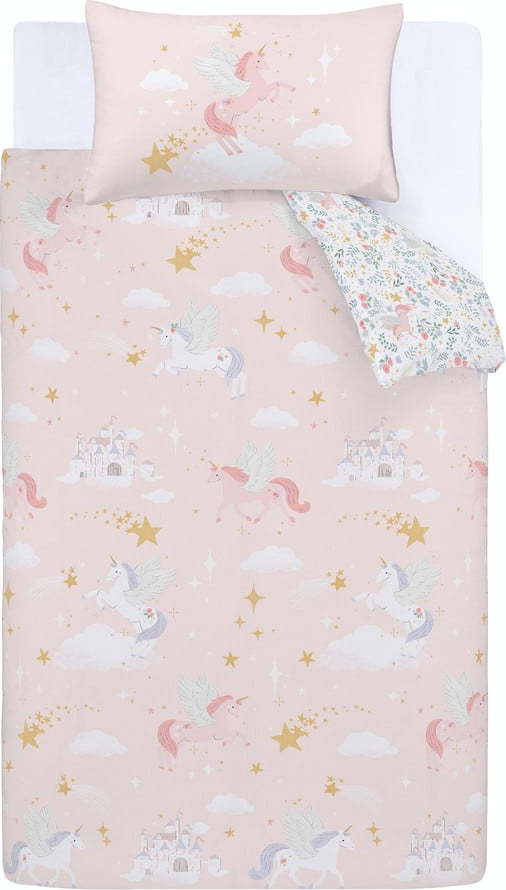 Dětské povlečení na jednolůžko 135x200 cm Fairytale Unicorn – Catherine Lansfield Catherine Lansfield