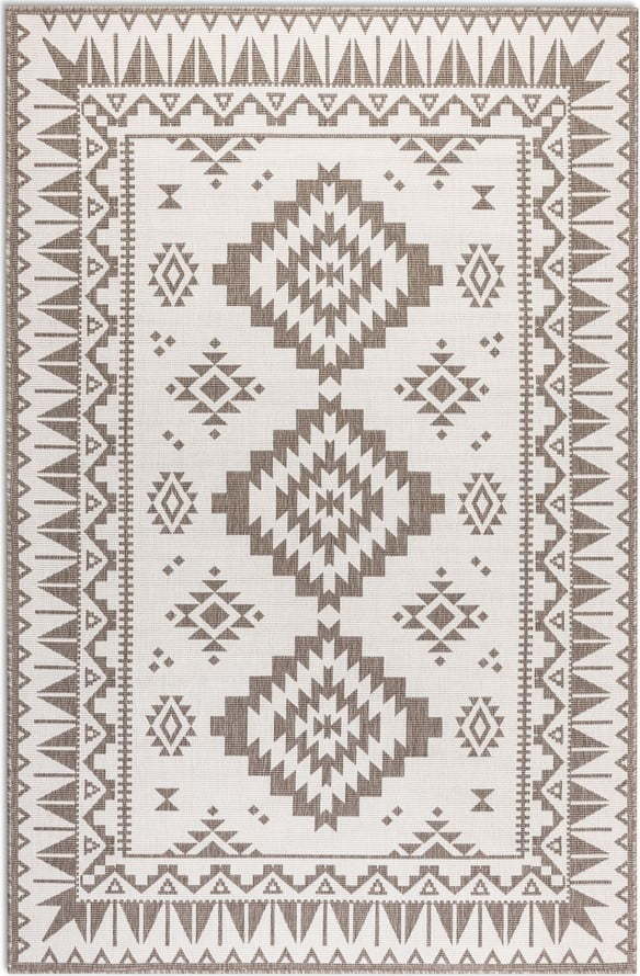Krémovo-hnědý venkovní koberec 120x170 cm Gemini – Elle Decoration Elle Decoration