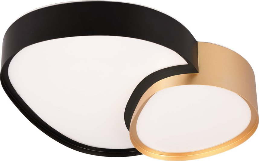 LED stropní svítidlo v černé a zlaté barvě 36x43.5 cm Rise – Trio TRIO