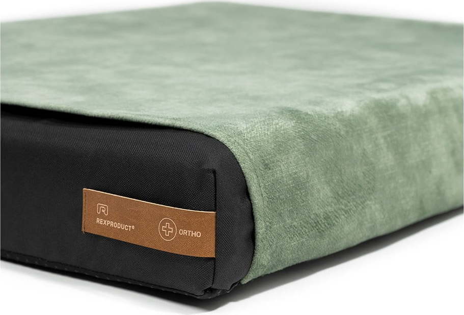 Světle zelený povlak na matraci pro psa 60x50 cm Ori M – Rexproduct Rexproduct