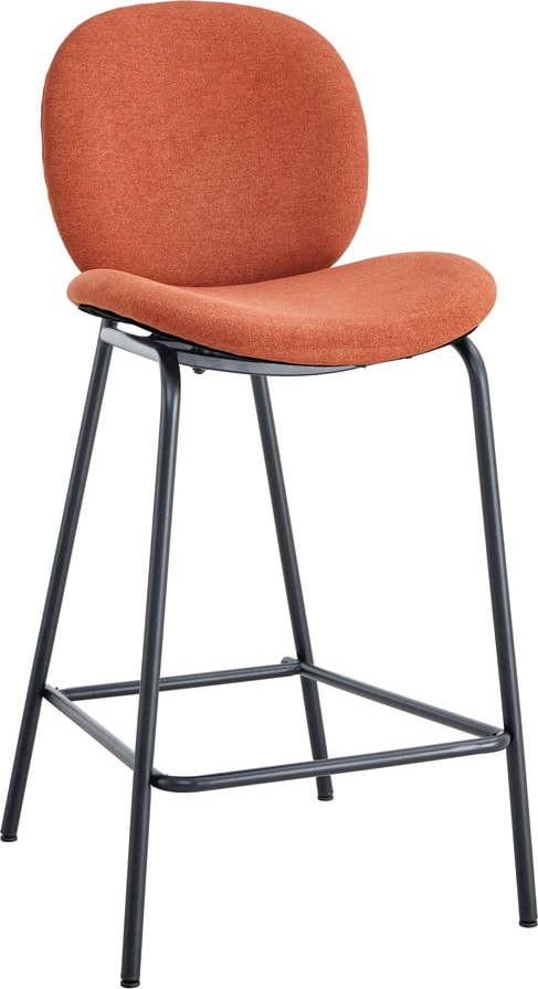 Barové židle v sadě 2 ks v cihlové barvě (výška sedáku 65 cm) Cori – Marckeric Marckeric
