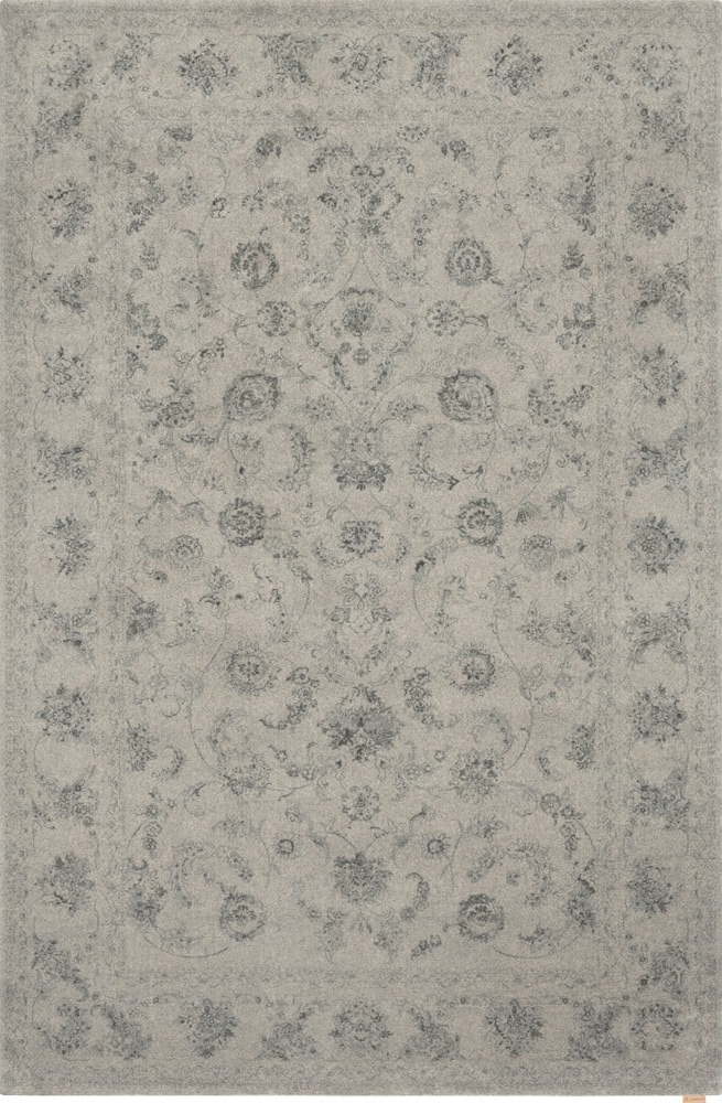 Béžový vlněný koberec 133x190 cm Calisia Vintage Flora – Agnella Agnella