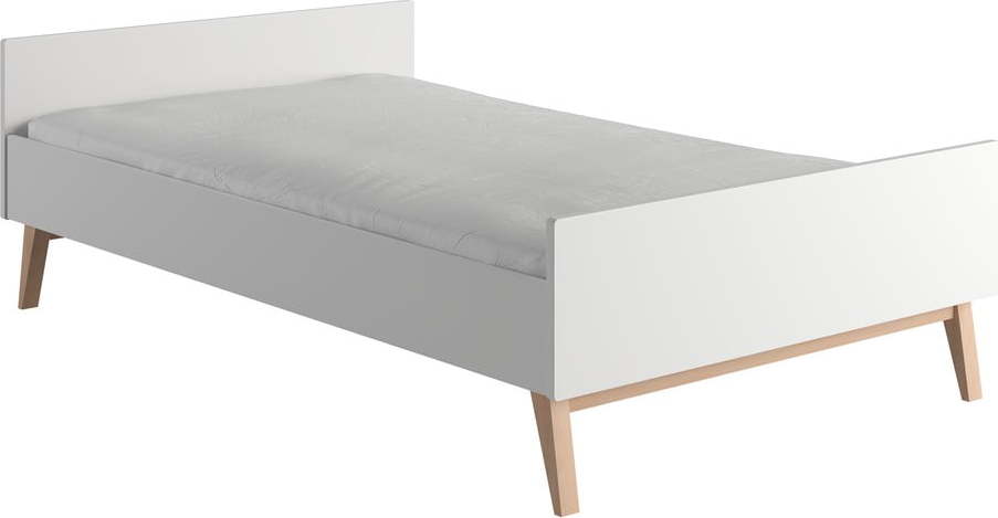 Bílá dětská postel 120x200 cm Swing – Pinio Pinio