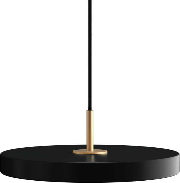 Černé LED stmívatelné závěsné svítidlo s kovovým stínidlem ø 31 cm Asteria Plus Mini – UMAGE UMAGE