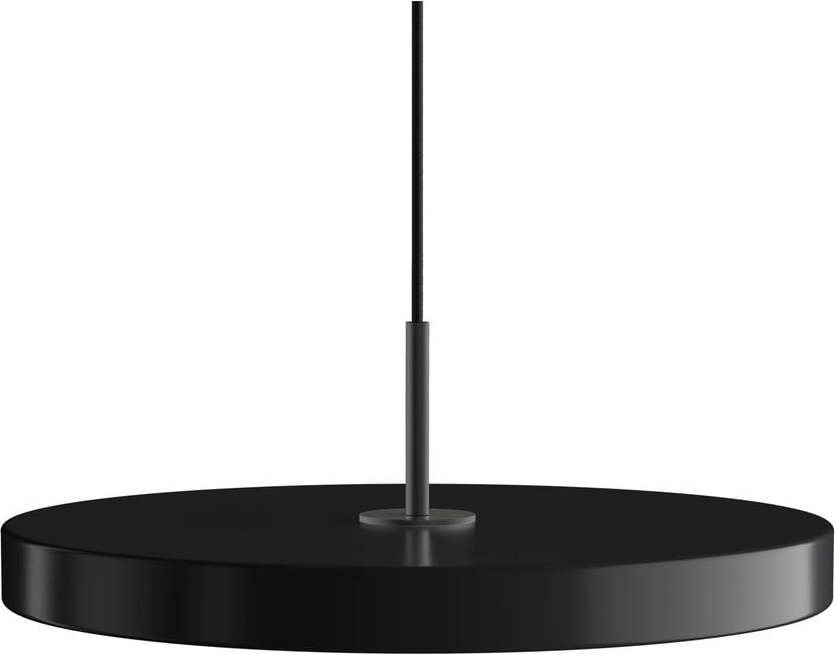 Černé LED stmívatelné závěsné svítidlo s kovovým stínidlem ø 43 cm Asteria Plus Medium – UMAGE UMAGE