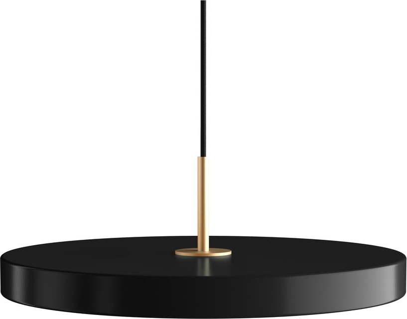 Černé LED závěsné svítidlo s kovovým stínidlem ø 43 cm Asteria Medium – UMAGE UMAGE