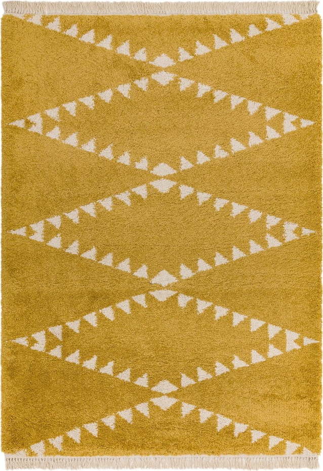 Koberec v hořčicové barvě 160x230 cm Rocco – Asiatic Carpets Asiatic Carpets