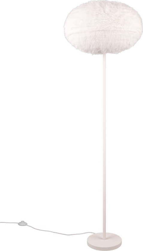 Krémová stojací lampa (výška 154 cm) Furry – Trio TRIO