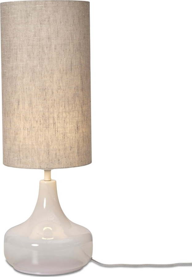 Krémová stolní lampa s textilním stínidlem (výška 75 cm) Reykjavik – it's about RoMi IT´S ABOUT RoMi