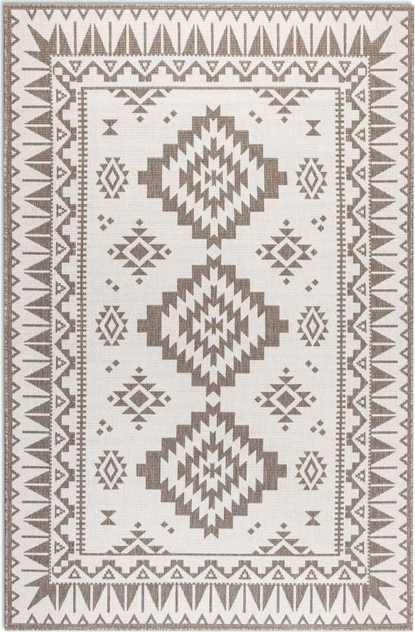 Krémovo-hnědý venkovní koberec 200x290 cm Gemini – Elle Decoration Elle Decoration