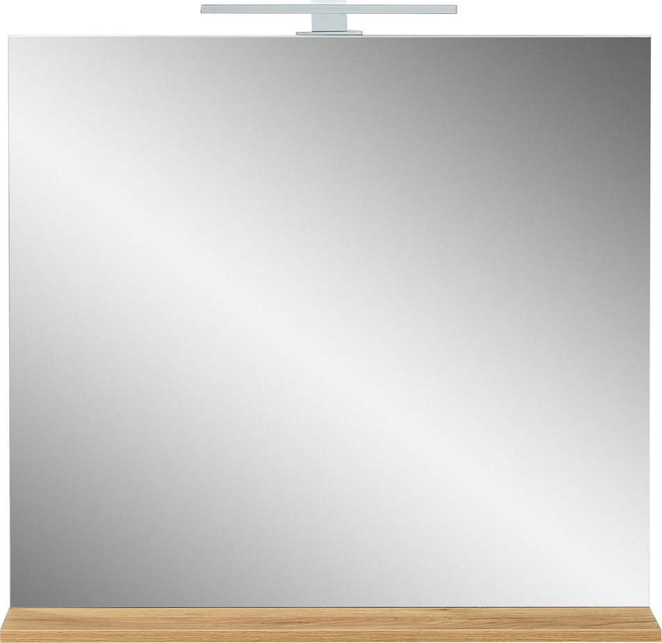 Nástěnné zrcadlo s osvětlením/s poličkou 15x75 cm Menen – Germania Germania