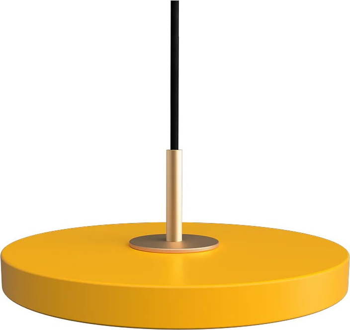 Okrově žluté LED závěsné svítidlo s kovovým stínidlem ø 15 cm Asteria Micro – UMAGE UMAGE