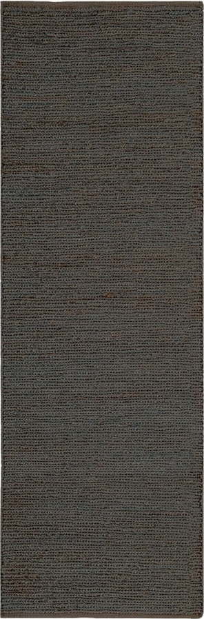 Tmavě šedý ručně tkaný jutový běhoun 66x200 cm Soumak – Asiatic Carpets Asiatic Carpets