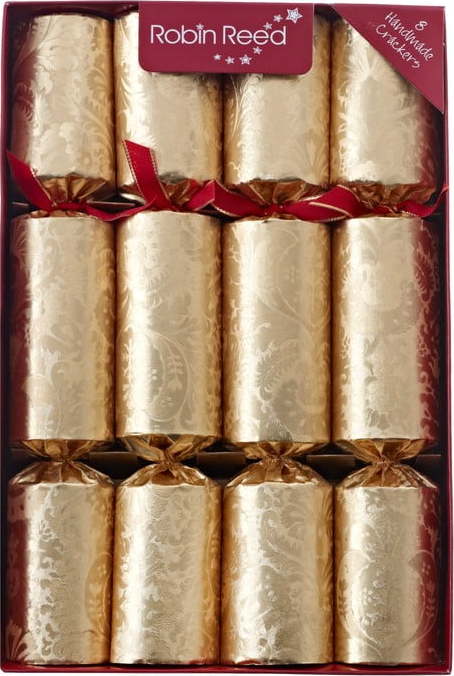 Vánoční crackery v sadě 8 ks Decadence Gold - Robin Reed Robin Reed