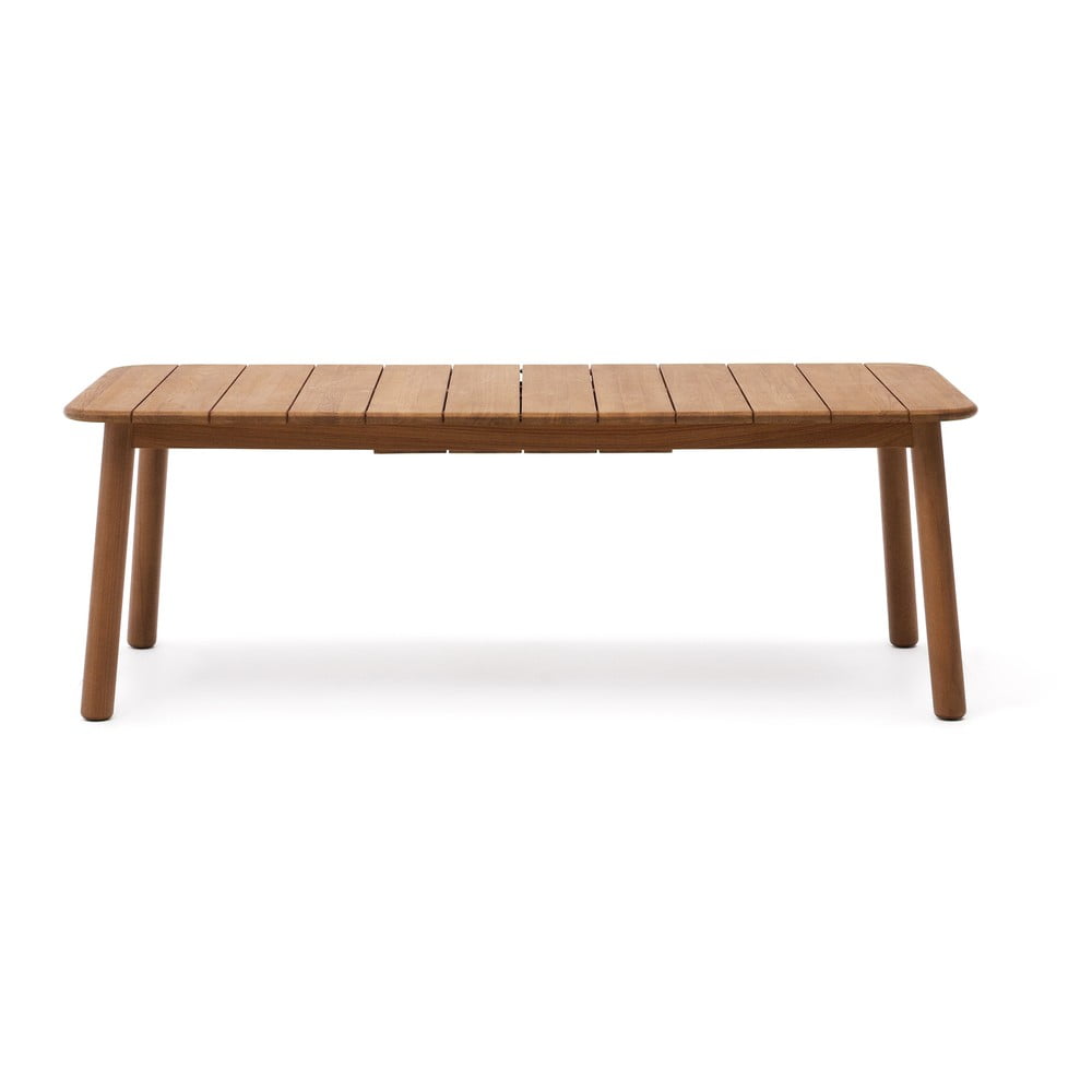 Zahradní jídelní stůl z teakového dřeva 100x220 cm Turqueta – Kave Home Kave Home