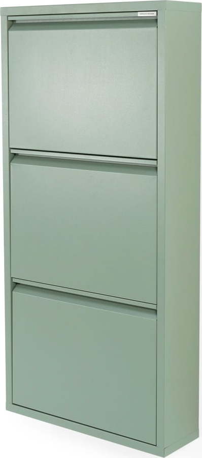 Zeleno-šedý kovový botník Billy – Spinder Design Spinder Design